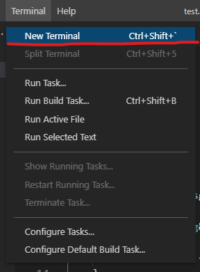 create terminal