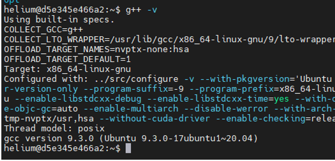 g++ correct